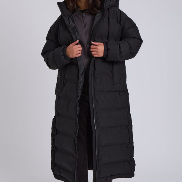 Urban Bliss Seamless Maxi Puffer Jacket Black / 16