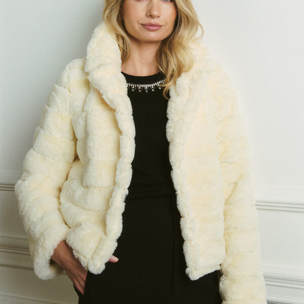 Faux Fur Cropped Jacket