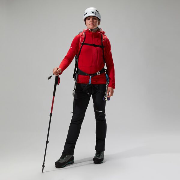 Women's MTN Arete LB Half Zip - Red