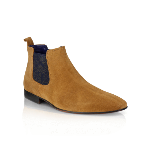 Carnaby Tan Suede Chelsea boots