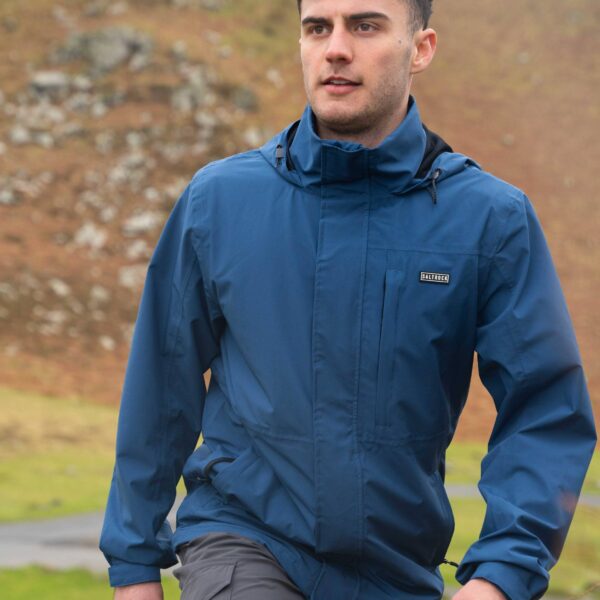 Saltrock Mens Waterproof Hooded Jacket - Blue - Size: Medium