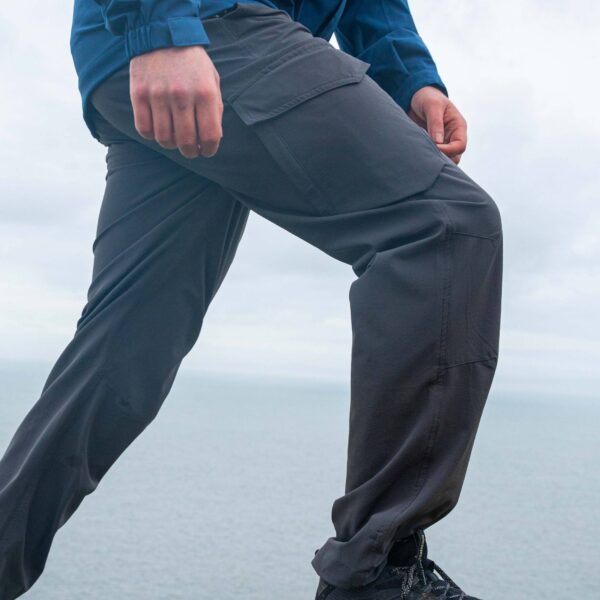 Saltrock Mens Water Resistant Trousers - Grey - Size: W 38
