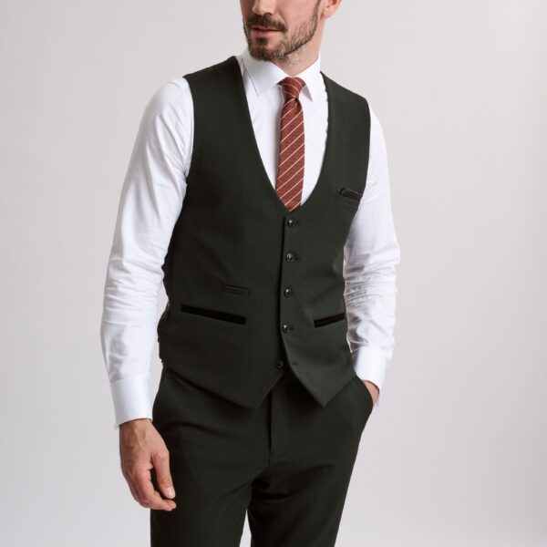 Bromley Olive Waistcoat