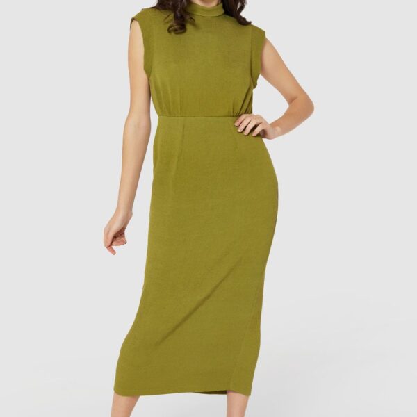 Closet London Green Kimono Pencil Dress