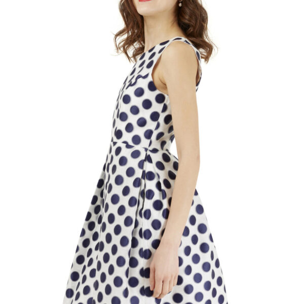 Closet London Polka Princess Seam Dress