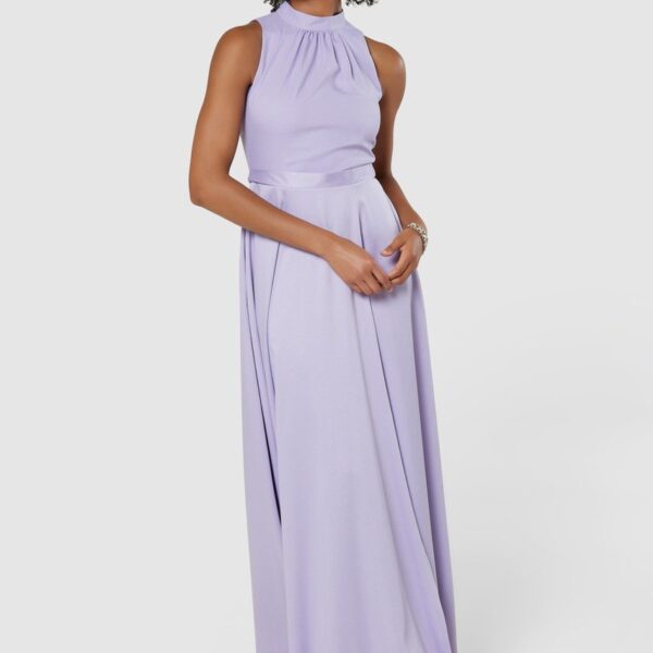 Closet London Lilac High Neck Dress