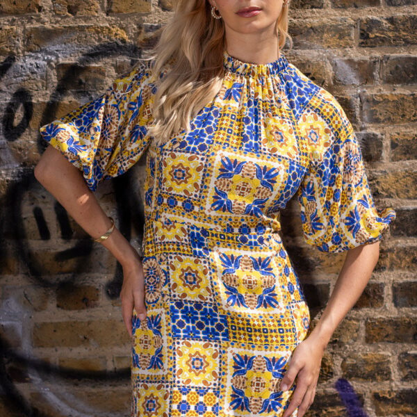 Closet London  Yellow A-Line Dress