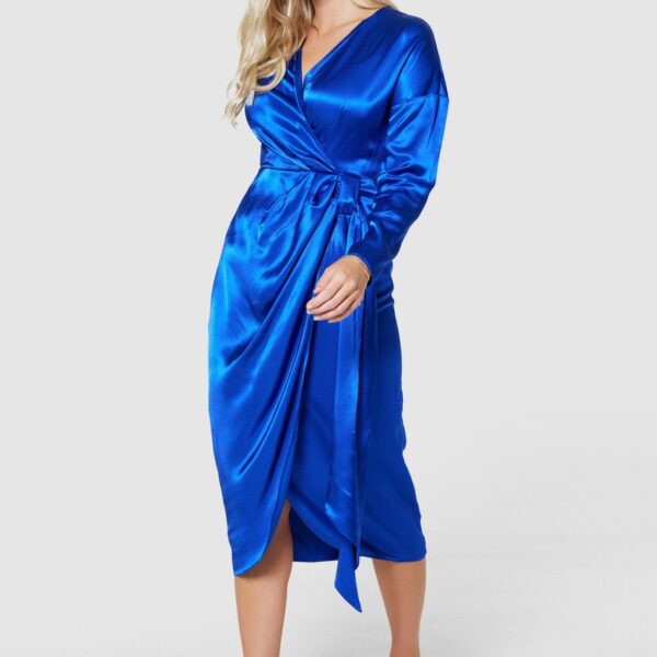 Closet London Royal Blue Pencil Midi Dress