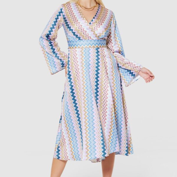 Closet London Purple Lilac A-Line Wrap Dress