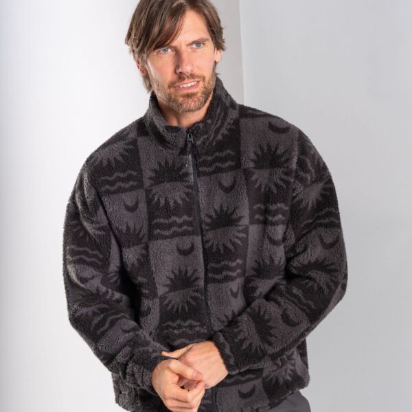 Saltrock Mens Oversized Fleece - Grey - Size: XL