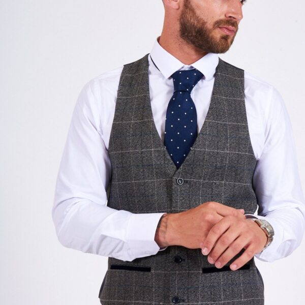 Marc Darcy Scott Grey Waistcoat
