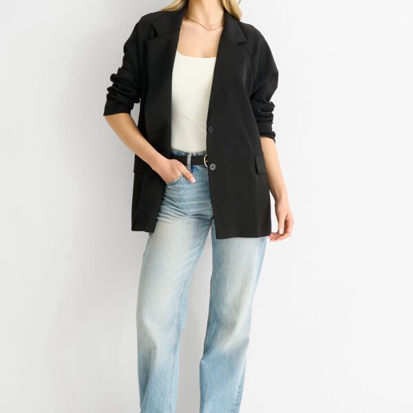 Black Oversized Tailored Blazer