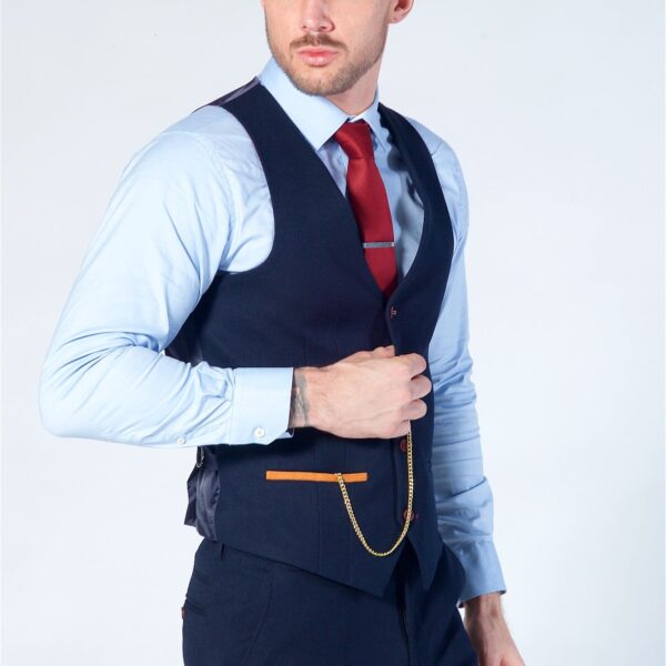 Marcy Darcy Jd4 navy waistcoat