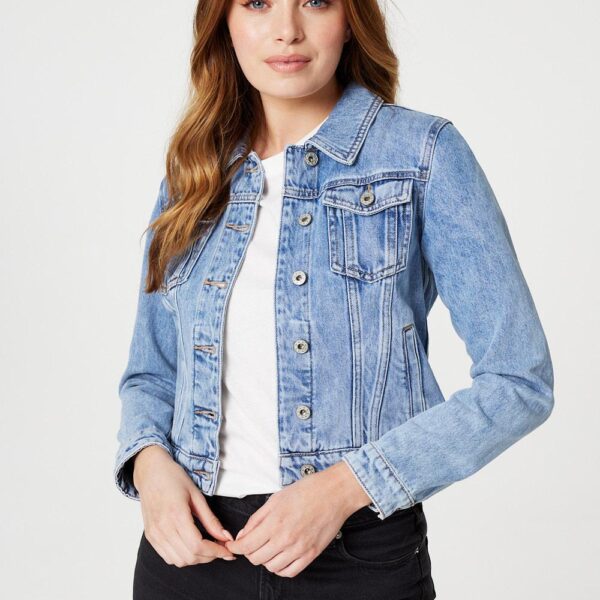Embellished Back Cropped Jacket