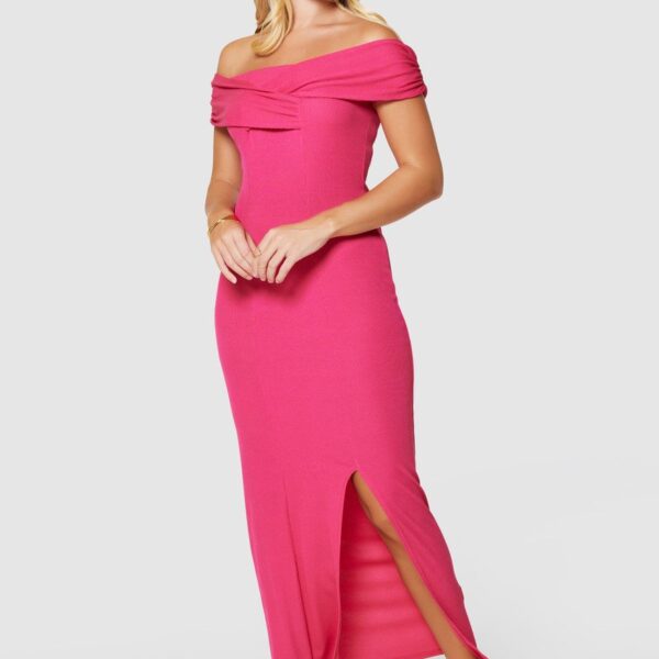 Closet London Pink Bodycon Maxi Dress