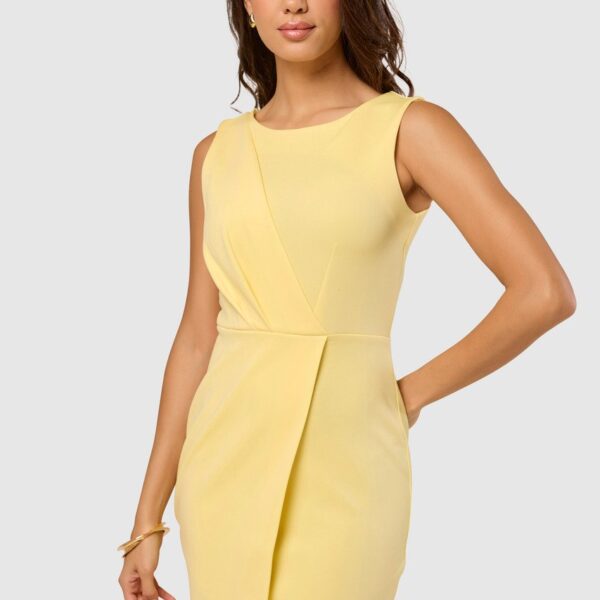 Closet London Pencil Dress  LEMON