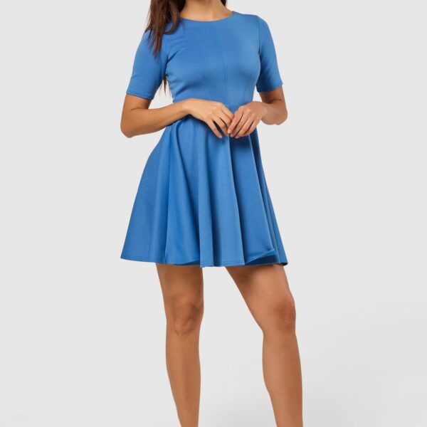 Closet London Skater Dress  BLUE