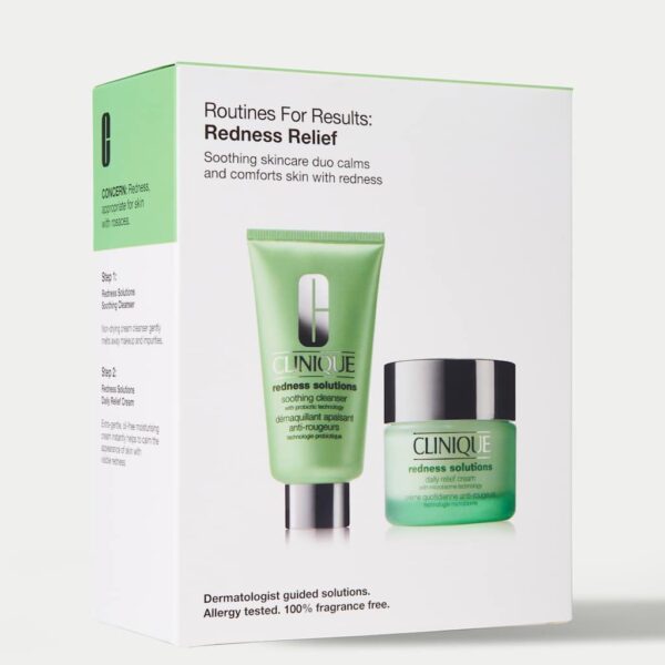 Clinique Women's Routines For Results: Redness Relief Skincare Set