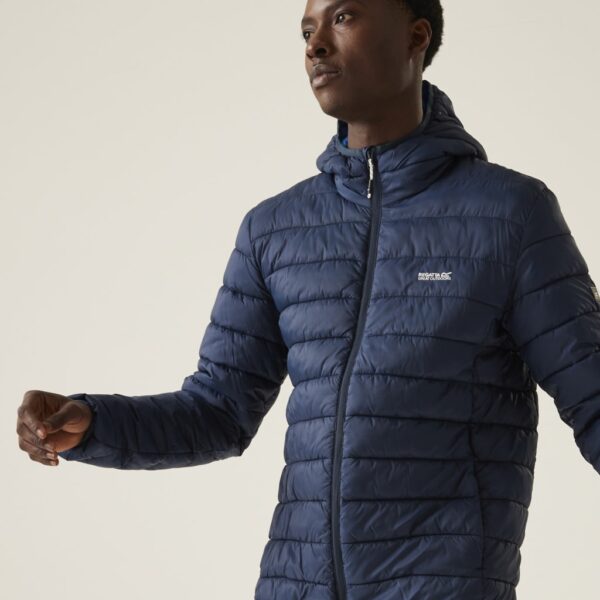 Regatta Men's Marizion Hooded Quilted Puffer Jacket - XL - Navy, Navy