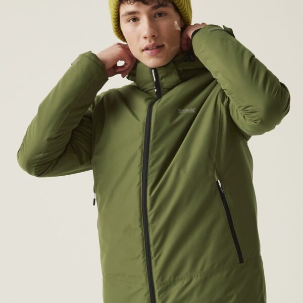 Regatta Men's Frelton Waterproof Hooded Jacket - Green, Green,Black