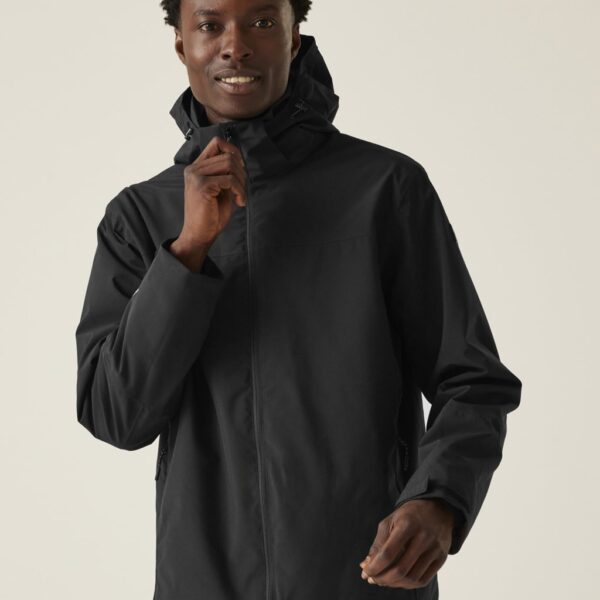 Regatta Men's Coriver 3 in 1 Hooded Waterproof Jacket - M - Black, Black