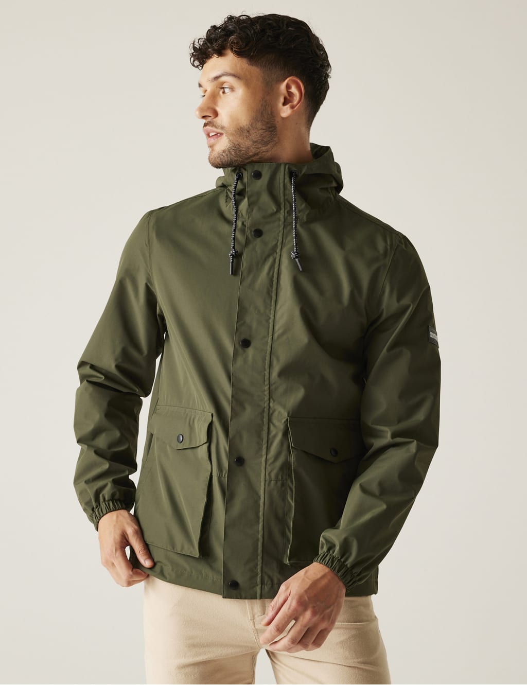 Regatta Men's Bayano II Waterproof Hooded Jacket - XXL - Green, Blue,Green