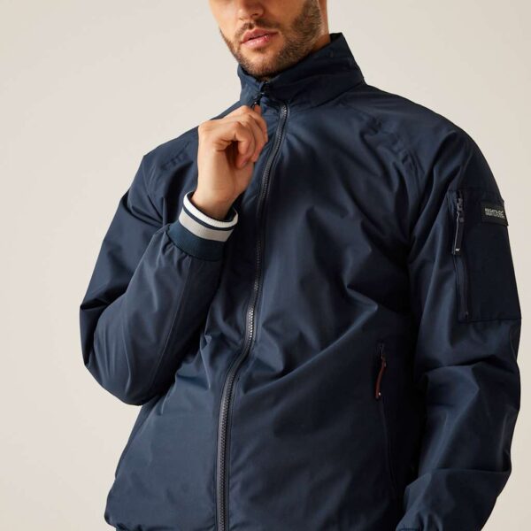 Regatta Men's Shorebay III Hooded Bomber Jacket - Navy, Green,Grey,Navy