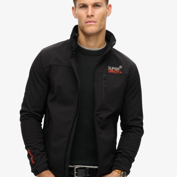 Superdry Men's Softshell Jacket - XXL - Black, Black