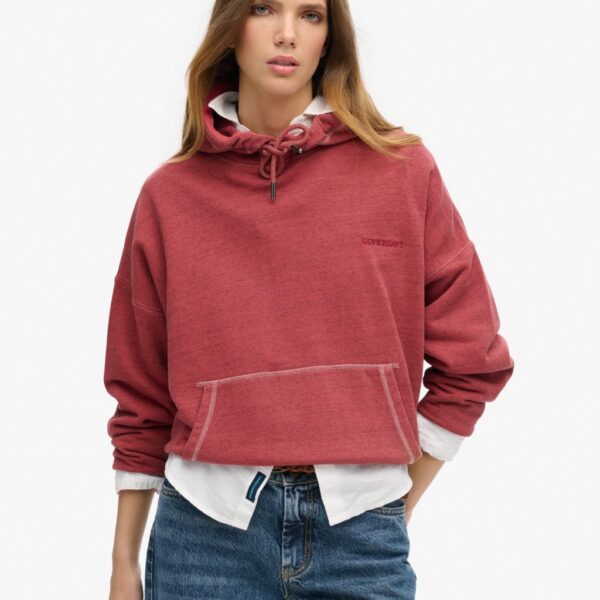 Superdry Women's Pure Cotton Hoodie - 10 - Red, Red