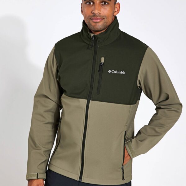 Columbia Men's Ascender Softshell Jacket - Green Mix, Black,Green Mix