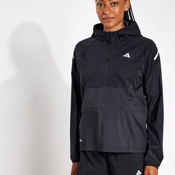 Adidas Women's Ultimate Hooded Sports Jacket - Black, Black