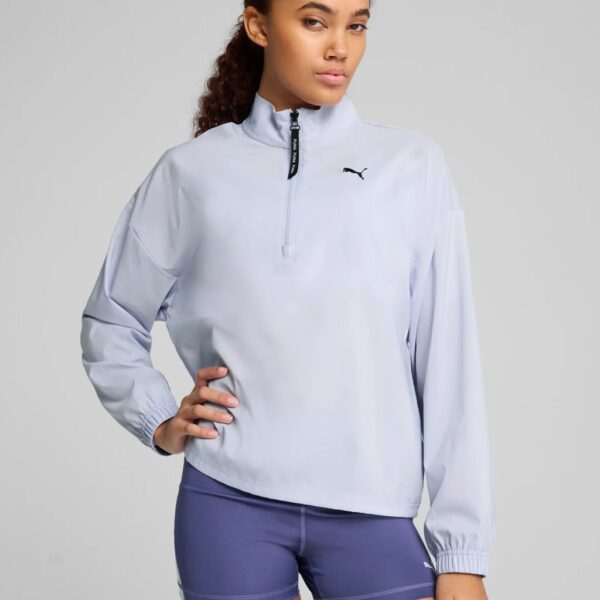 Puma Women's Strong Woven Sports Jacket - M - Lilac, Lilac