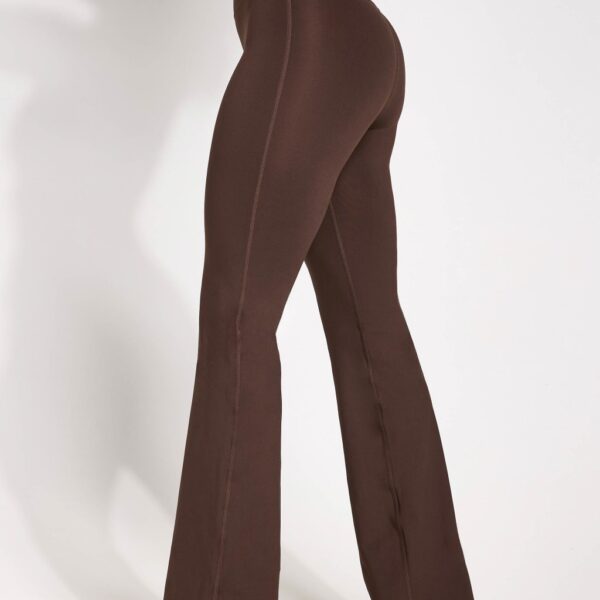 Girlfriend Collective Women's Compressive Flare Leggings - Brown, Navy,Brown