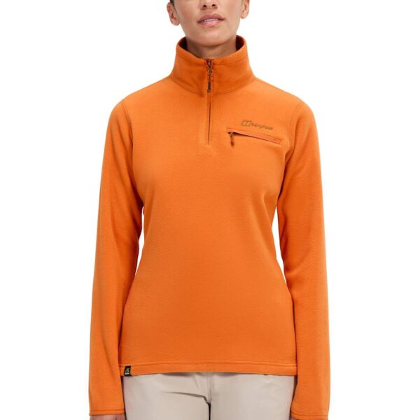 Berghaus Women's Prism 2.0 Micro Polartec Half Zip Fleece - 12 - Orange, Purple,Orange
