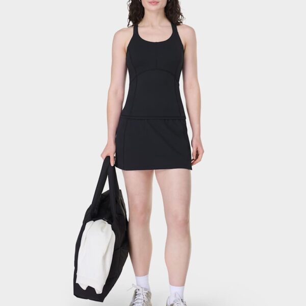 Sweaty Betty Women's All Day Layered High Waisted Skort - Black, Black