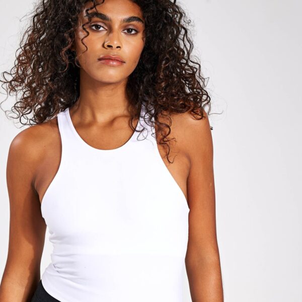 Beyond Yoga Women's Spacedye Refocus Scoop Neck Crop Vest Top - M - White, White