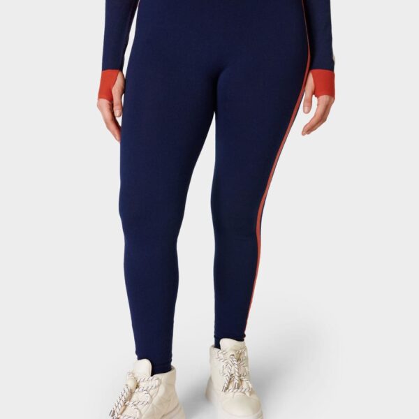 Sweaty Betty Women's Colour Block Wool Rich Leggings - M - Navy, Navy