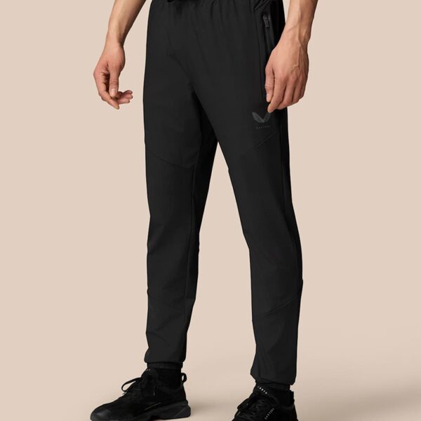Castore Men's Lightweight Woven Joggers - Black, Black