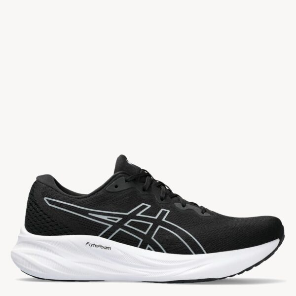 Asics Women's Pulse 15 Lace Up Trainers - 4.5 - Black, Black