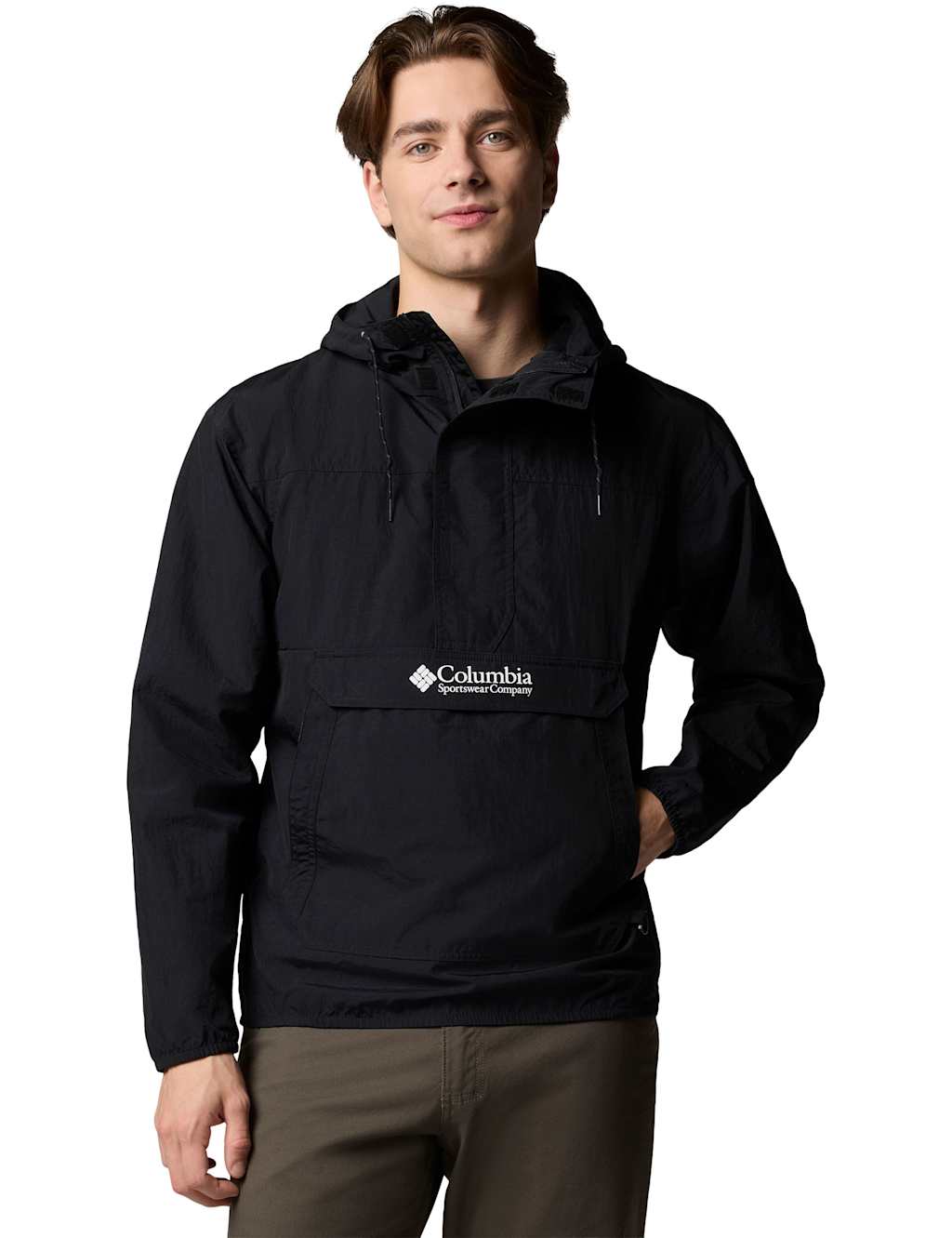 Columbia Men's Challenger Windbreaker Jacket - Black, Stone,Black