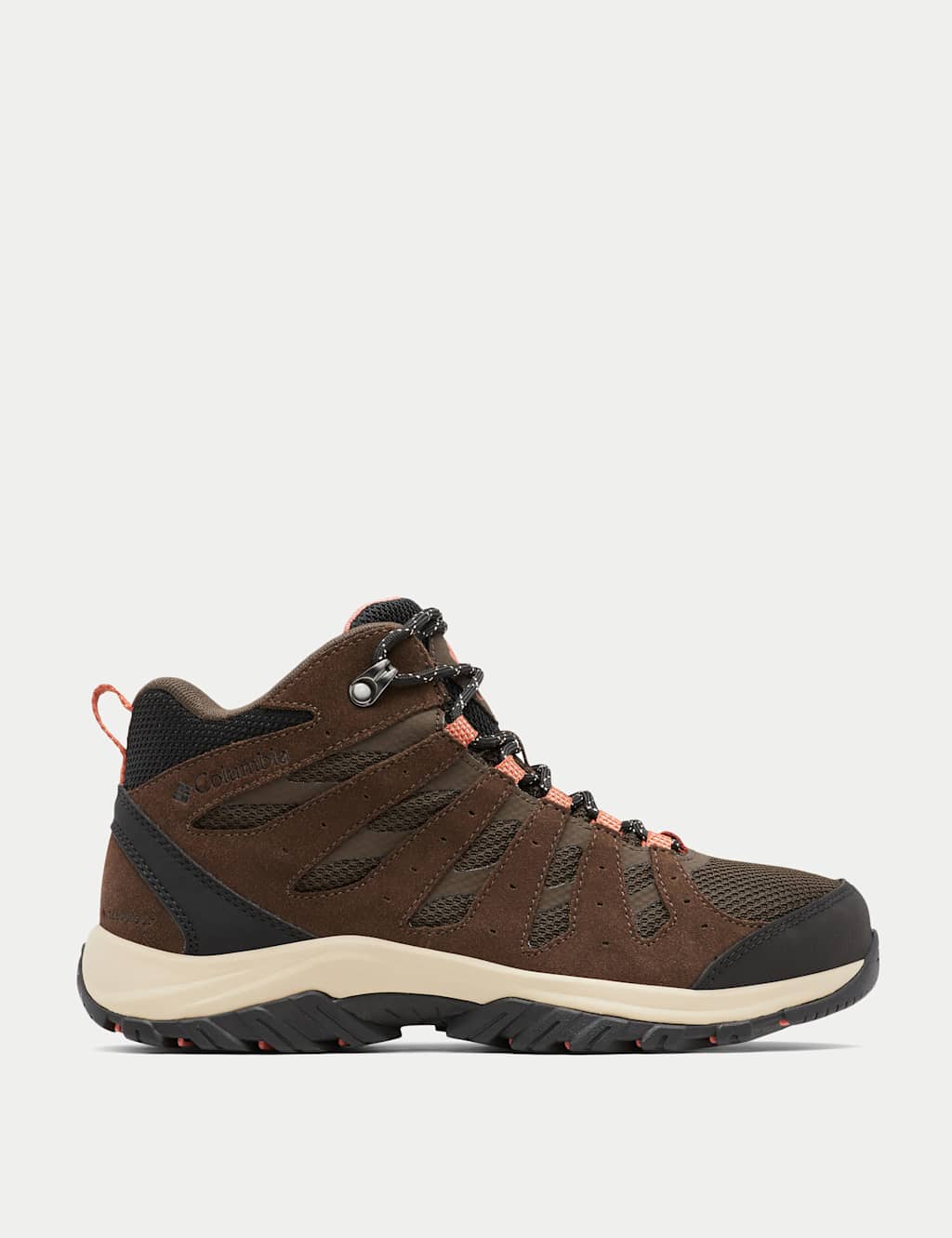 Columbia Women's Redmond III Mid Waterproof Walking Boots - 6 - Dark Brown, Dark Brown