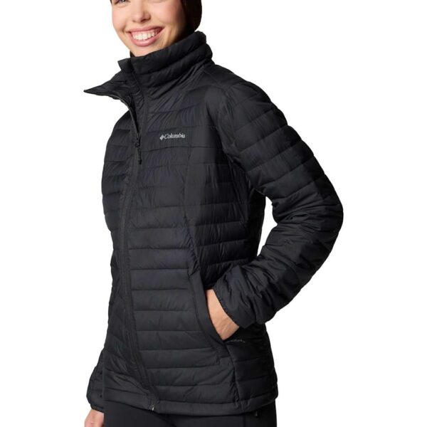 Columbia Women's Silver Falls Padded Sports Jacket - M - Black, Black,Light Blue