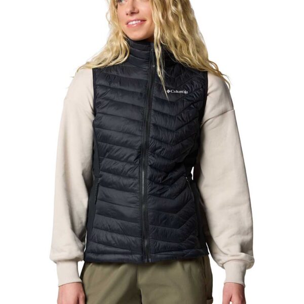 Columbia Women's Powder Pass II Hybrid Gilet - M - Black, Black,Stone