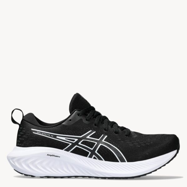 Asics Women's Gel-Excite 10 Lace Up Trainers - 7.5 - Black Mix, Black Mix