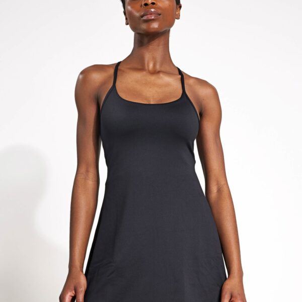 Reebok Women's Lux Strappy Sports Dress - M - Black, Black