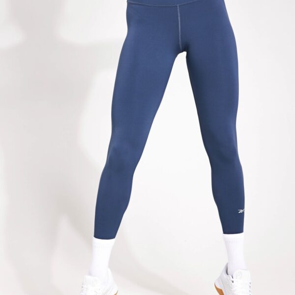 Reebok Women's Dreamblend High Waisted 7/8 Leggings - Air Force Blue, Air Force Blue
