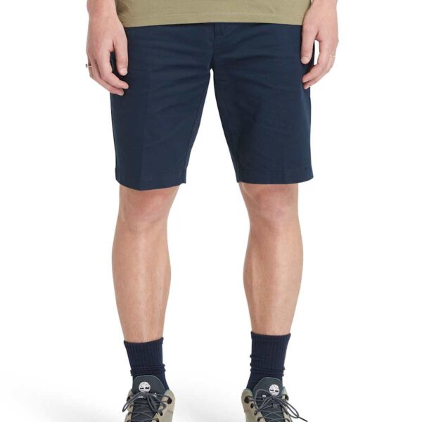 Timberland Men's Twill Stretch Chino Shorts - 32 - Navy, Navy