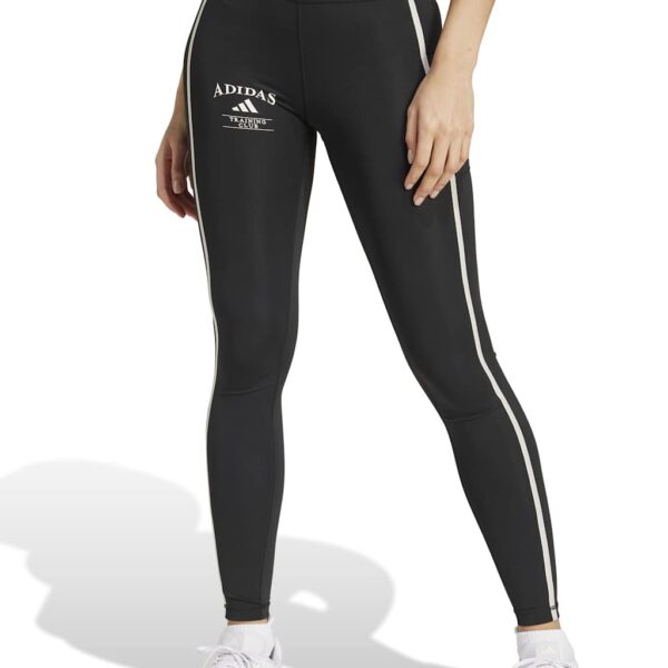 Adidas Women's Optime Legacy High Waisted Leggings - Black/Black, Black/Black