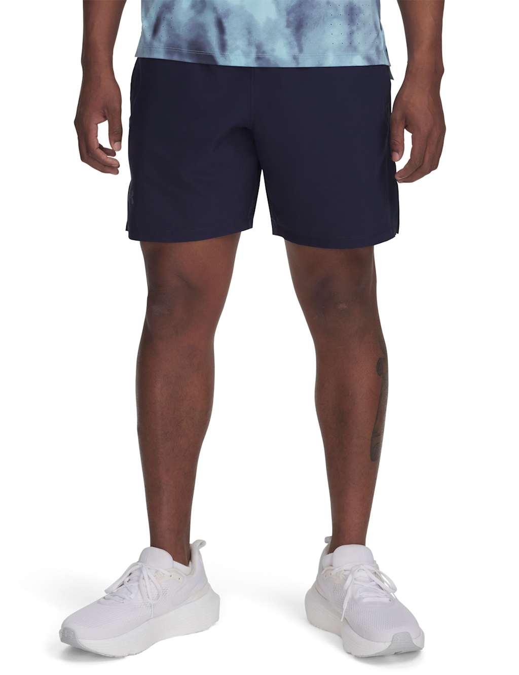 Under Armour Men's Launch Elite 2-in-1 Two Layer Sport Shorts - M - Navy, Navy