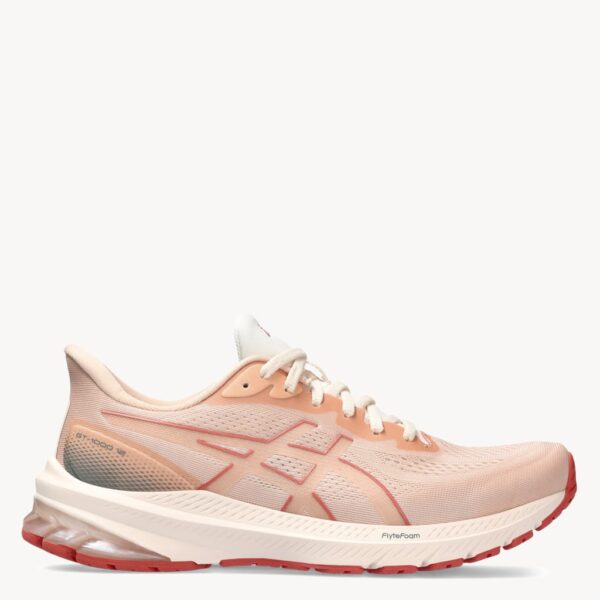 Asics Women's GT-1000 12 Lace Up Mesh Detail Trainers - 6 - Magenta, Magenta